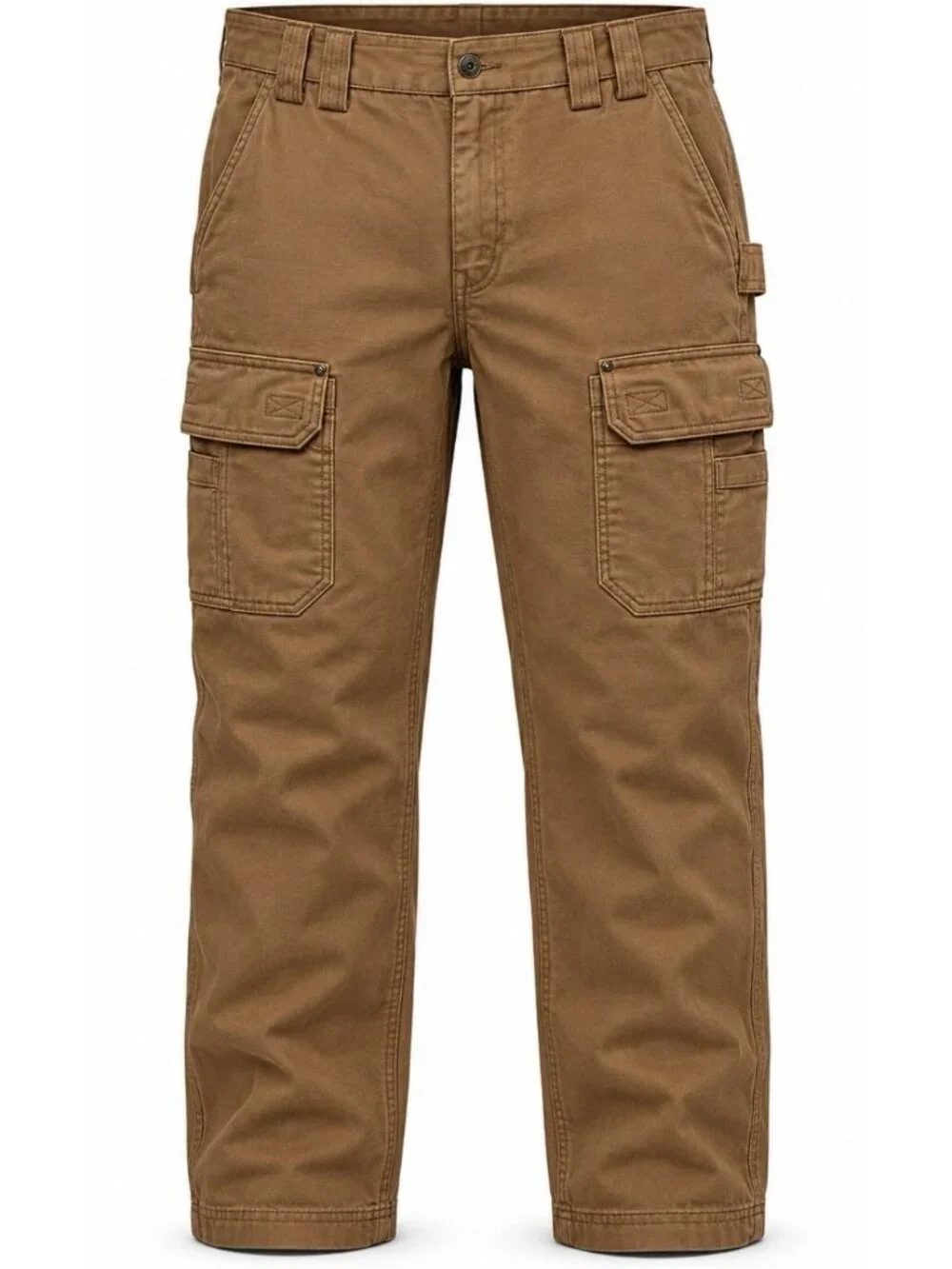 Duluth Flex Fire Hose Relaxed Fit Cargo Work Pants 36x32 brown 92204 Utility - Picture 1 of 8